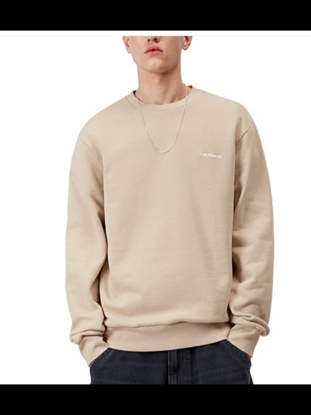 Carhartt Men's Crewneck Sweatshirt in Beige